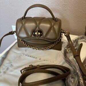 Charles & Keith - Padded Chain Link Bag *Brand New | Never Used*